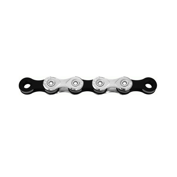 Řetěz 9 sp. KMC E9 Sport silver/blk, (montážní balení) , 132čl.