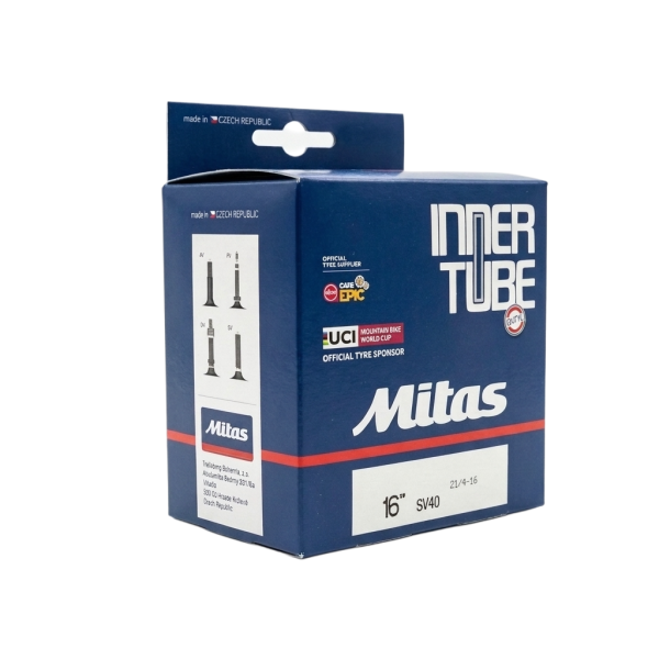 Duše Mitas 21/4-16, auto ventilek SV40