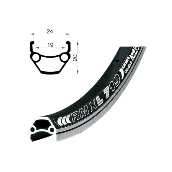 Ráfek Remerx  507 (24'') 36 děr - černý