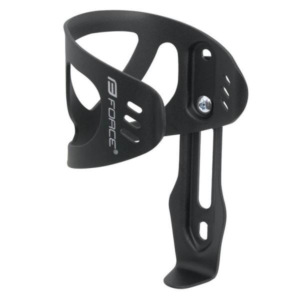 Košík láhve FORCE UNI Al, černý matný