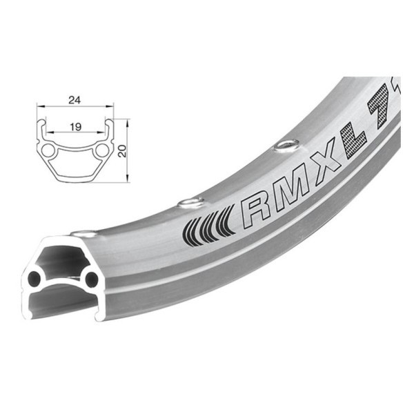 Ráfek Remerx 507 (24'') 36 děr - stříbrný