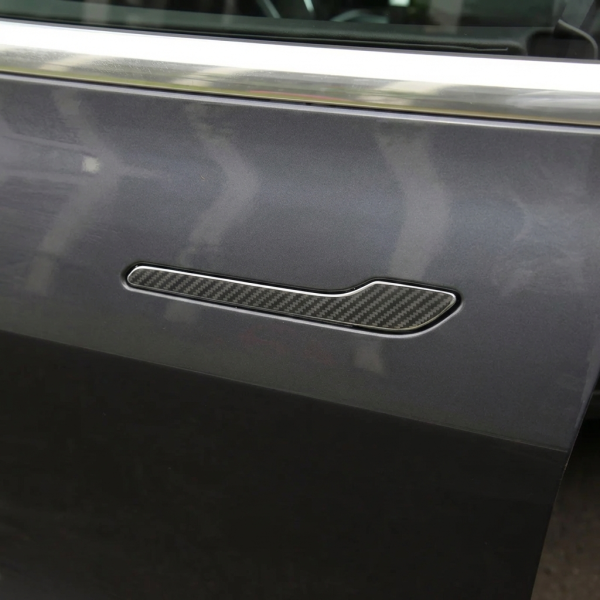 EVP Tesla Model 3 a Y - venkovní kryty madel dveří - matný karbon