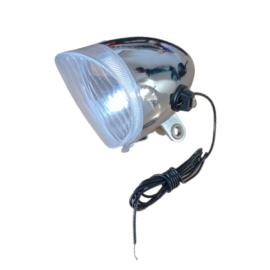 Přední světlo CTM Retro chrom - dynamo 6V